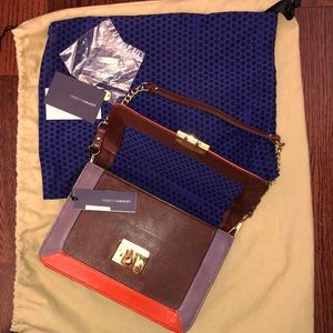 NWT Rebecca Minkoff colour block purse